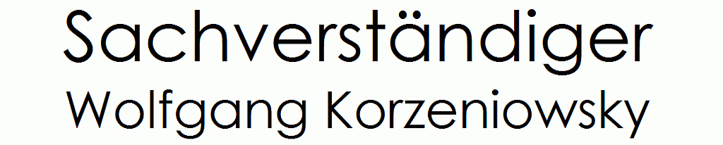 Wolfgang Korzeniowsky, Bremen. ffentlich bestellter und vereidigter Sachverstndiger der Handwerkskammer Bremen fr das Dachdeckerhandwerk - Homepage